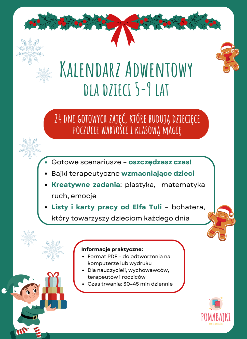Kalendarz adwentowy Pomabajki