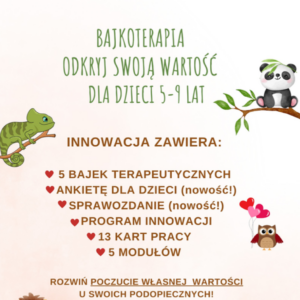 Innowacja Pedagogiczna Bajkoterapia Poczucie Własnej Wartości Pomabajki