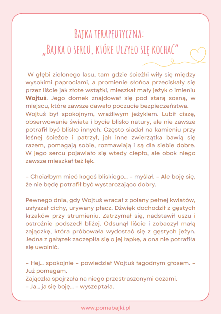 Pomabajki pakiet bajkoterapeutyczny