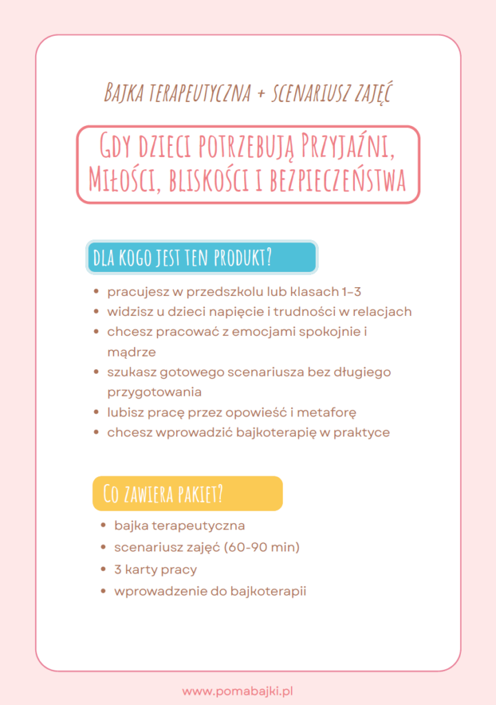 Pomabajki pakiet bajkoterapeutyczny