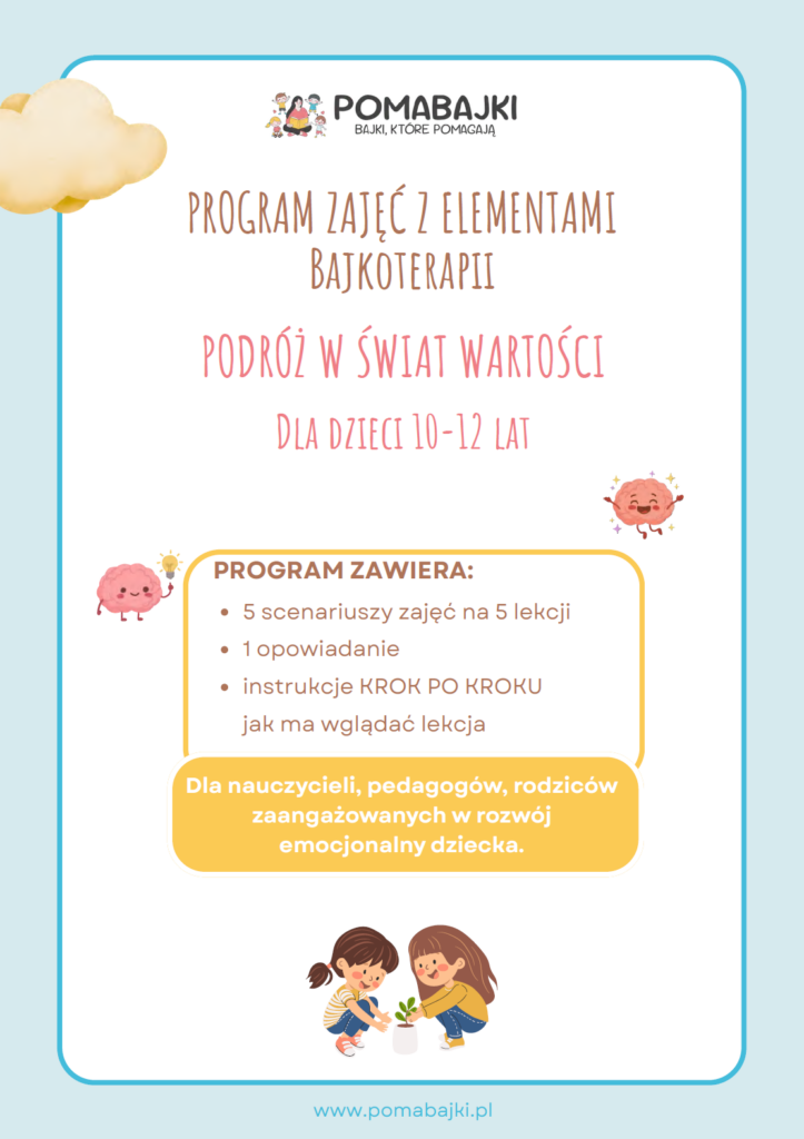 Scenariusz podróż w świat wartości - Pomabajki