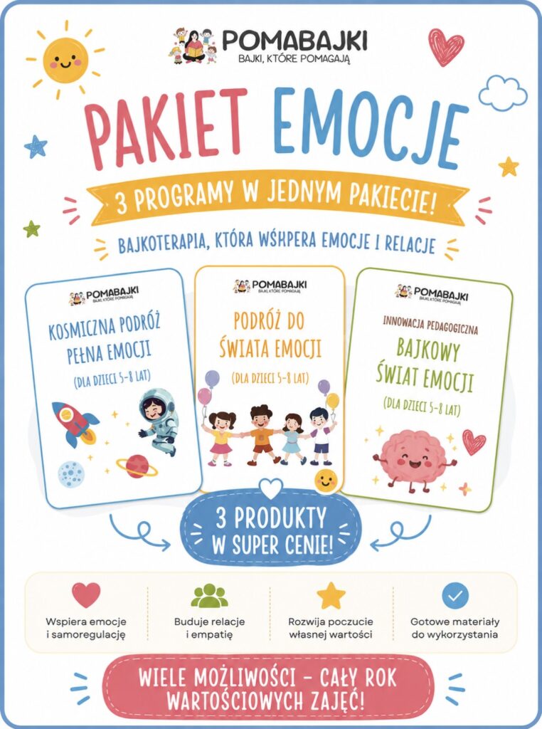 Pakiet Emocje Bajkoterapia Pomabajki