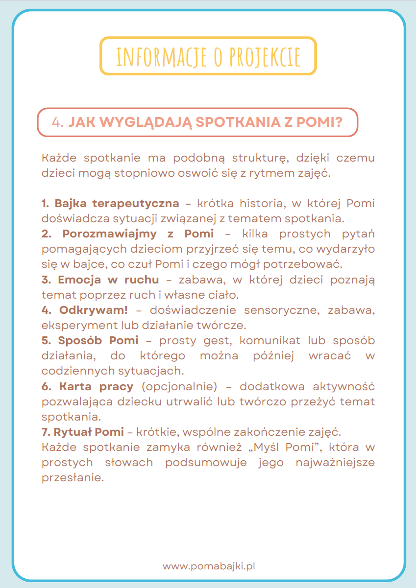 Projekt edukacyjny Emocje w Ruchu Pomabajki