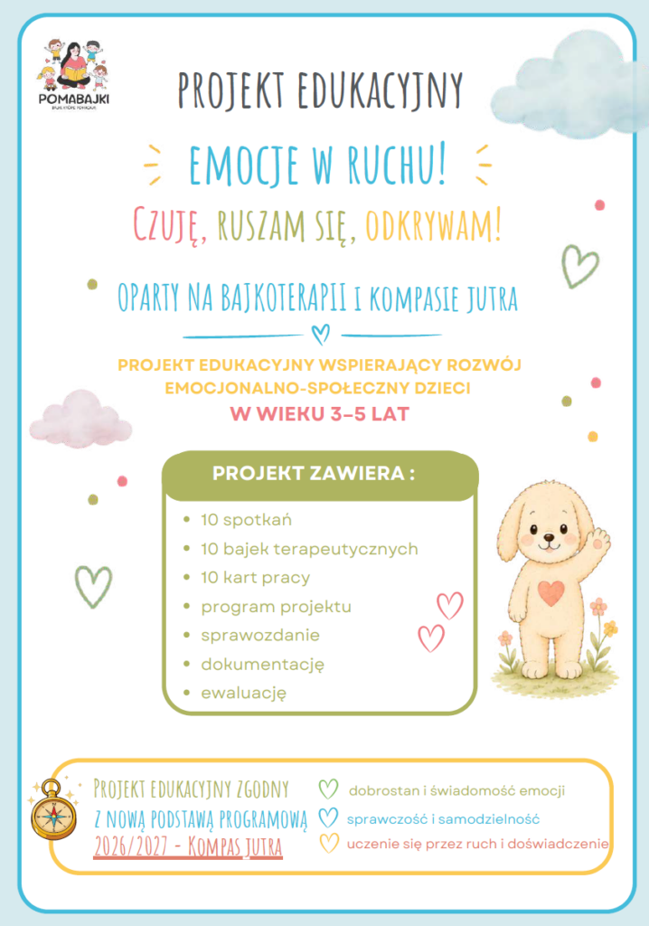 Projekt edukacyjny Emocje w Ruchu Pomabajki