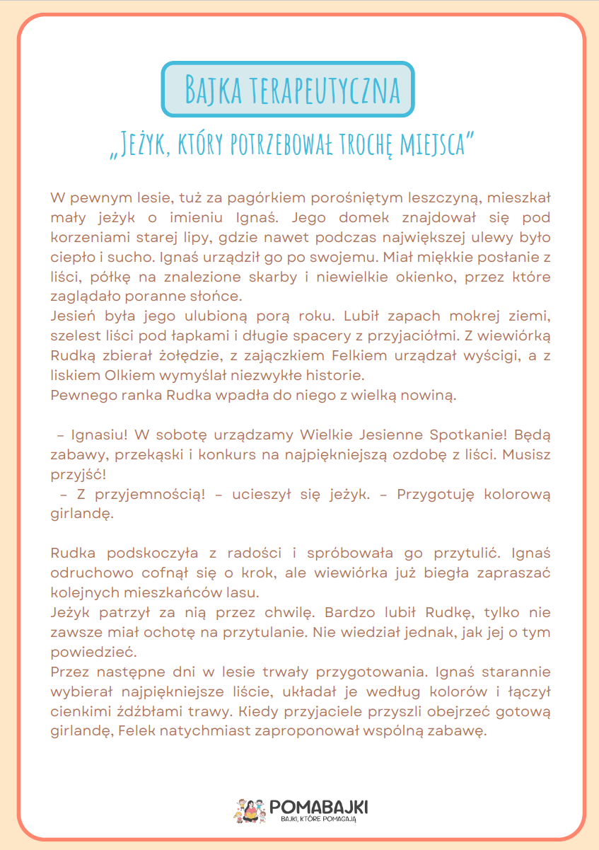 Bajkowe Dni na listopad i grudzień - Pomabajki